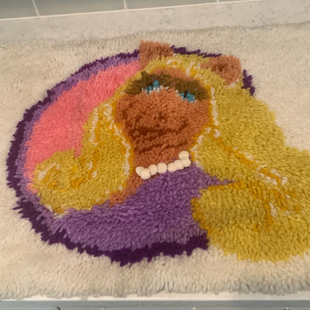 Caron Yarn Latch Hooks, Yarn, Miss Piggy